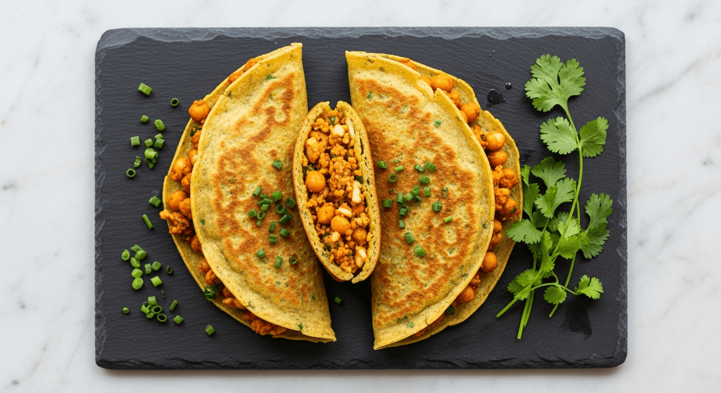 Savoury Chickpea Pancakes